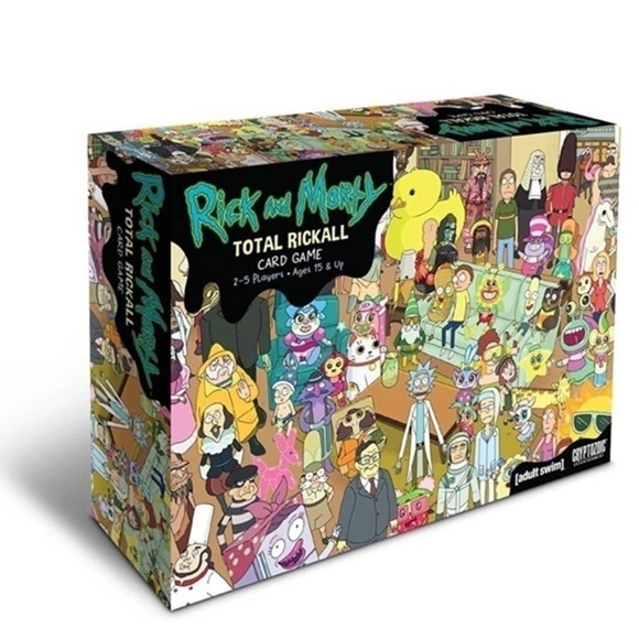🏷️ 4/$25 NWT Rick & Morty Total Rickall Cooperative Card Game - Picture 1 of 5